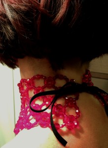 Collier de chain in Cristallo a gradazione - particolare della chiusura