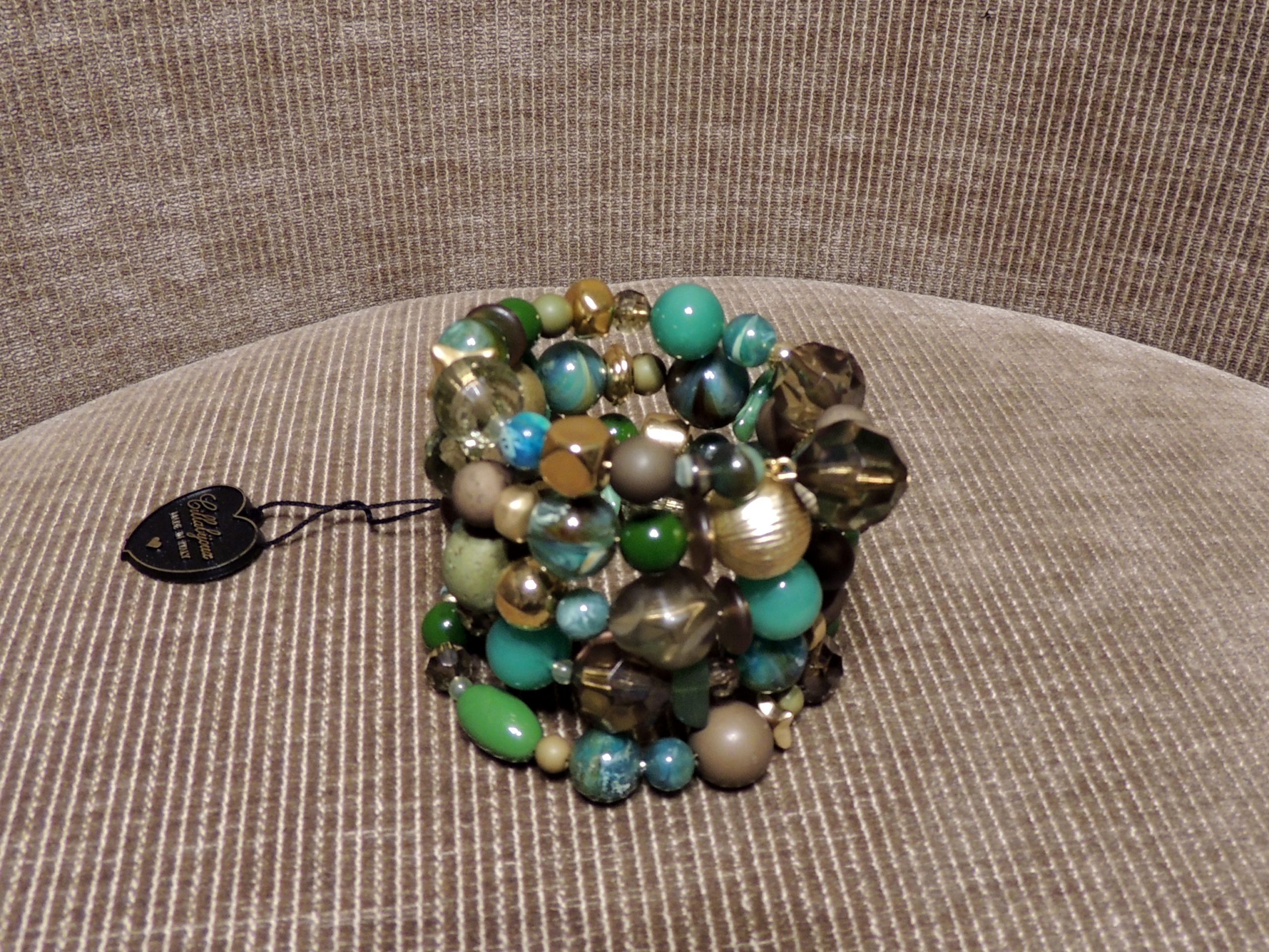Bracciale spirale alto - 23) Verde Militare