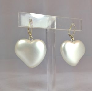 Orecchini cuore di perla