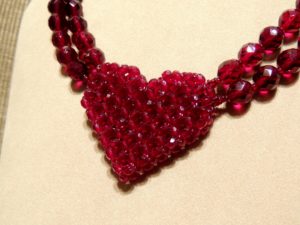 Collier "Cuore di Cristallo" - particolare