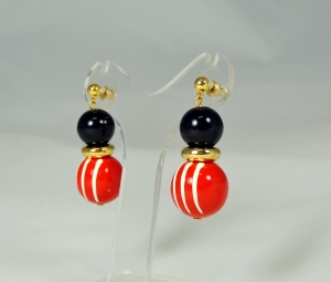 Orecchini "Sailor" - Bianco/Rosso/Blu - "Navy Chic" Collection