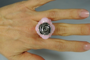 Anello Rosellina - rosa