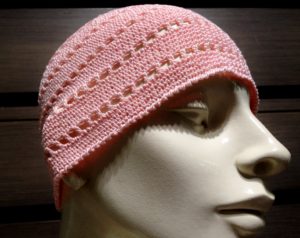 calottina cotone - rosa