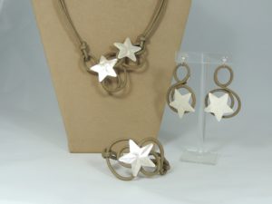 Parure "Stars" - tortora