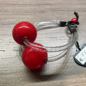 Bracciale "Space Spheres"  11) Rosso