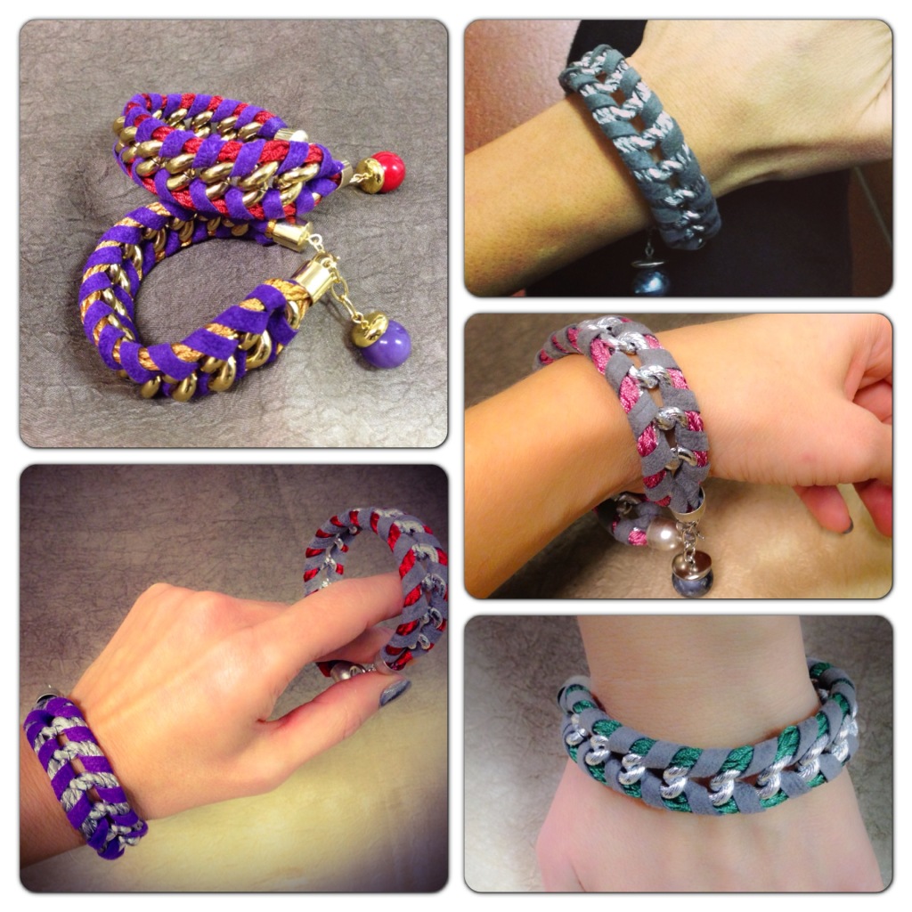 Bracciali catena e passamaneria